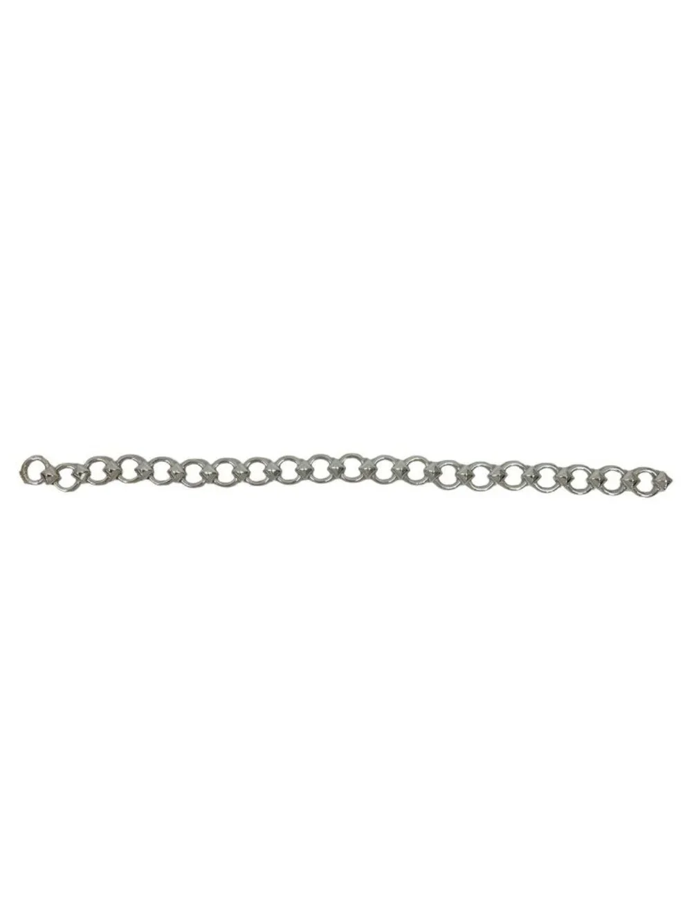 Hermes Lancelot 925 Sterling Silver Chain Necklace Choker